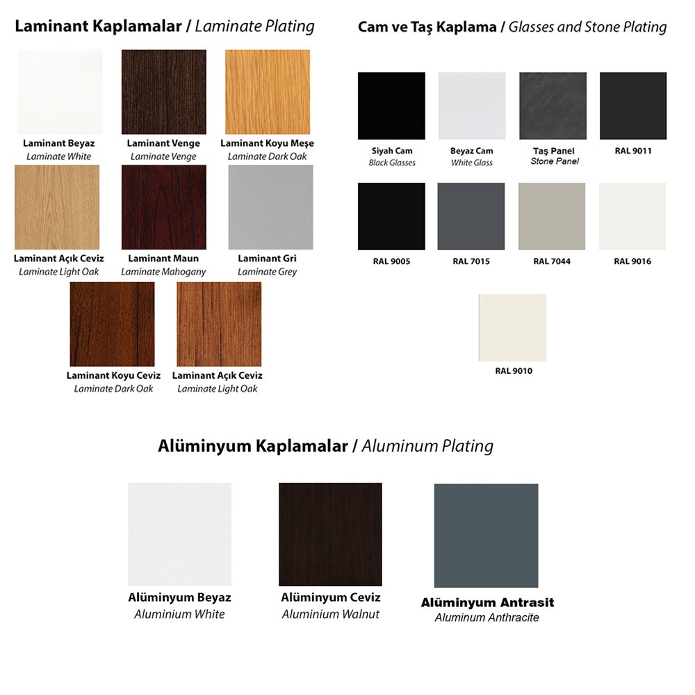 Aluminyum, Laminant, Cam